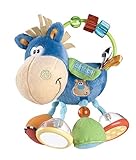 Playgro Plschrassel Pferd, Lernspielzeug, Ab 3 Monaten, BPA-frei, Playgro Toy Box Pferd Klipp Klapp, Blau/Bunt, 40016